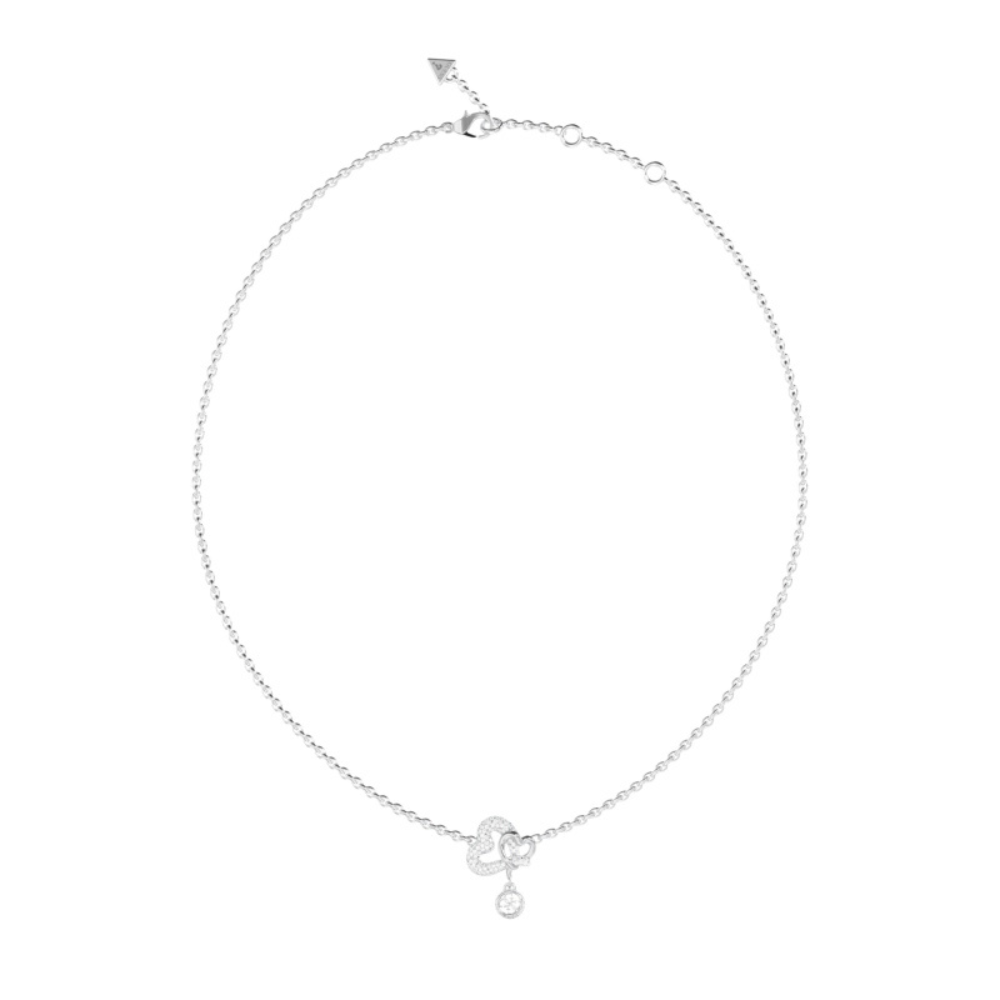 COLAR GUESS PRATEADO GU LOVE BITES