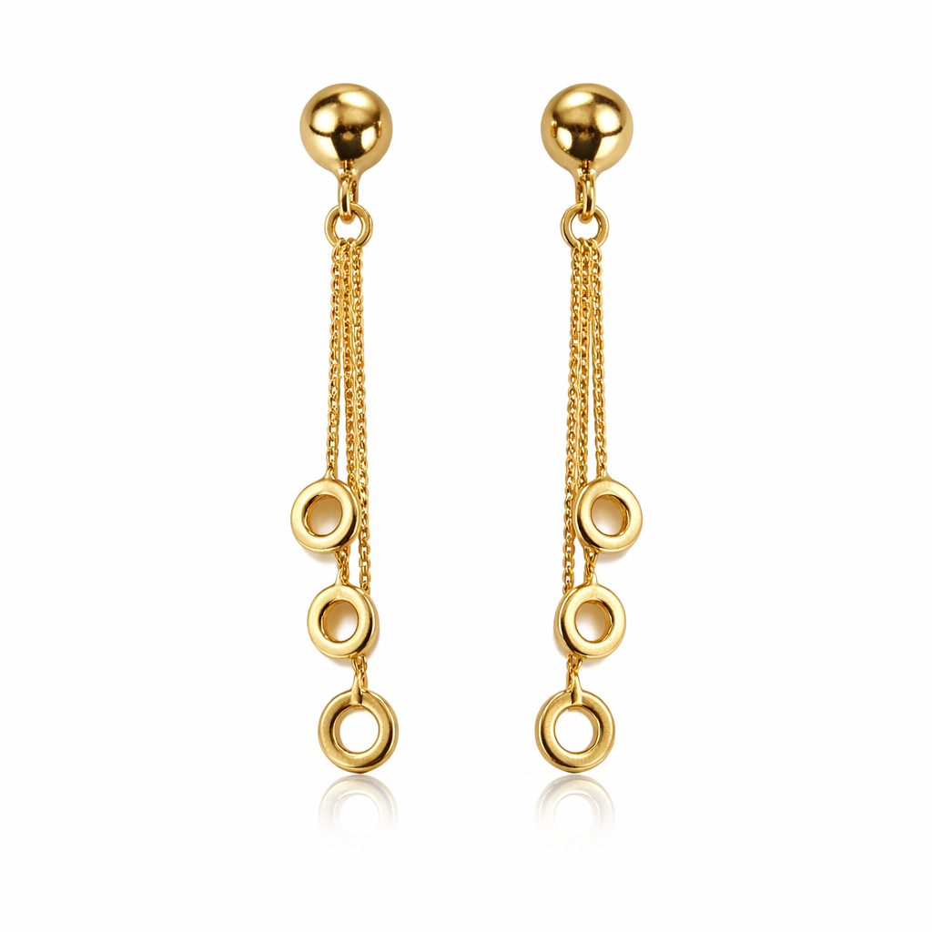 BRINCOS EM OURO 19,2K