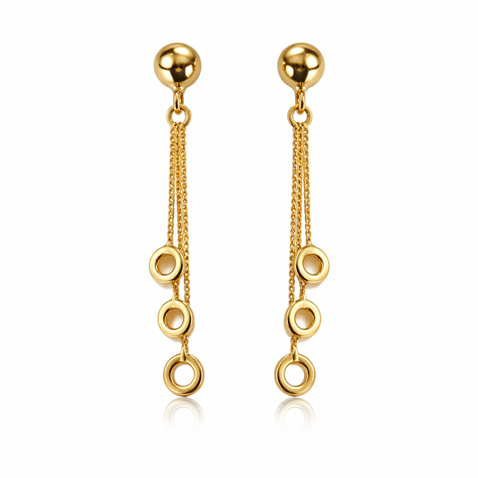 BRINCOS EM OURO 19,2K