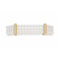 PULSEIRA EM PRATA 925 DE 3 VOLTAS  COM ZIRCONIAS