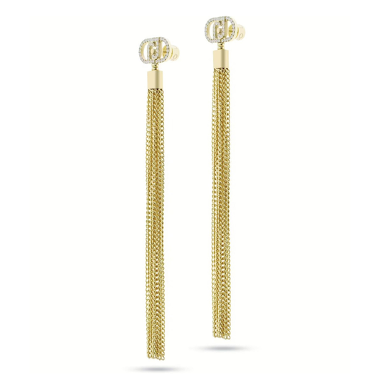 BRINCOS LIU JO EM AÇO COM CRISTAIS LJ2648