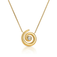 COLAR ONE SENHORA CHESS SPIRAL GOLD
