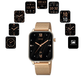 SMARTWATCH ONE FRAME ROSE GOLD MESH