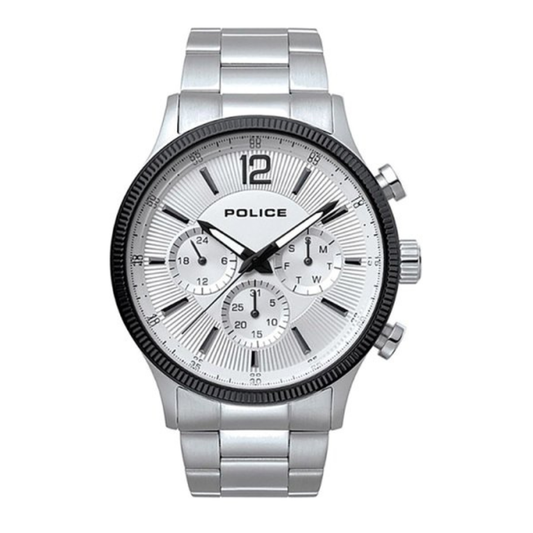 RELÓGIO POLICE FERAL MOSTRADOR BRANCO