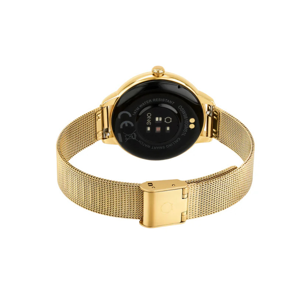 SMARTWATCH ONE SPARK GOLD MESH