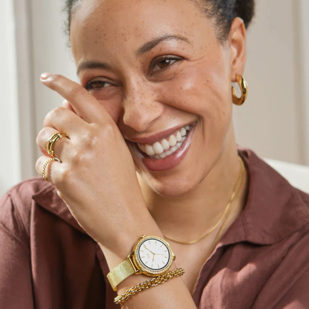 SMARTWATCH ONE SPARK GOLD MESH