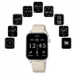 SMARTWATCH ONE FRAME BEIGE SILICONE