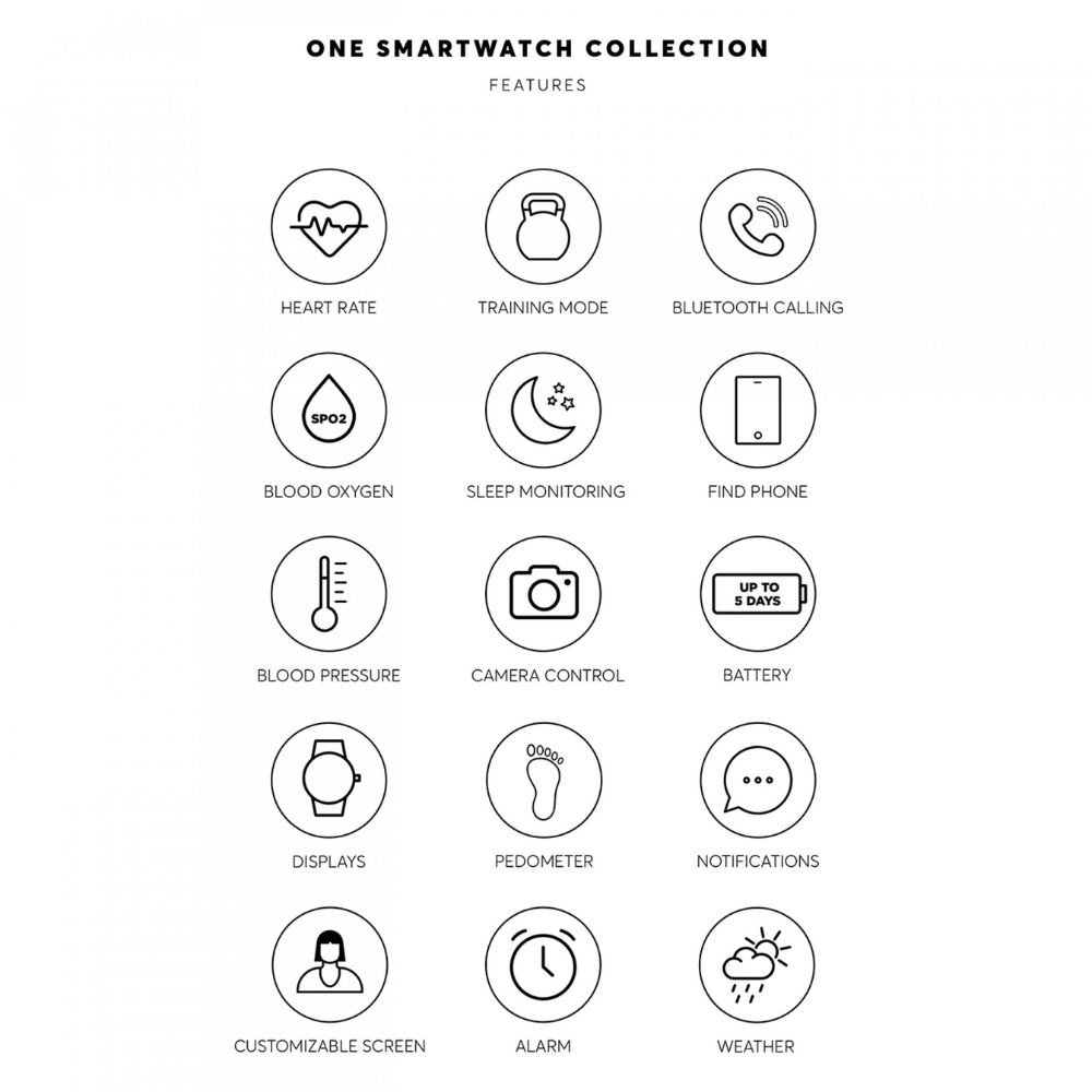 SMARTWATCH ONE FRAME BEIGE SILICONE