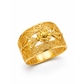 ANEL EM OURO 19,2K FILIGRANA C/ CERTIFICADO N:35418