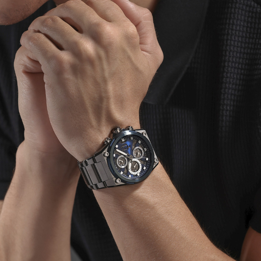 RELÓGIO POLICE AIRFLOW MOSTRADOR AZUL