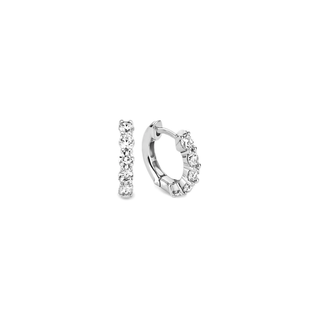 BRINCOS TI SENTO ARGOLAS EM PRATA DR 925 6.26GR