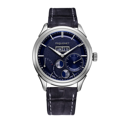 RELOGIO PEQUIGNET ROYALE PARIS BLUE