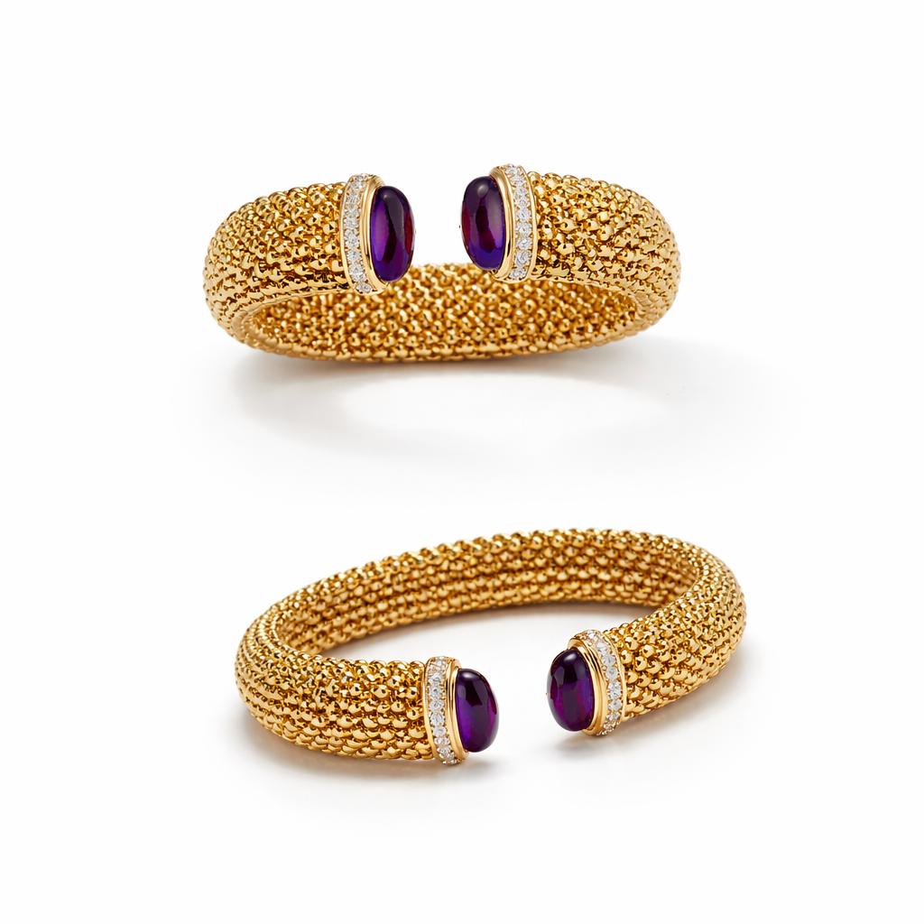 PULSEIRA EM PRATA 925 C/ APLICAÇÕES