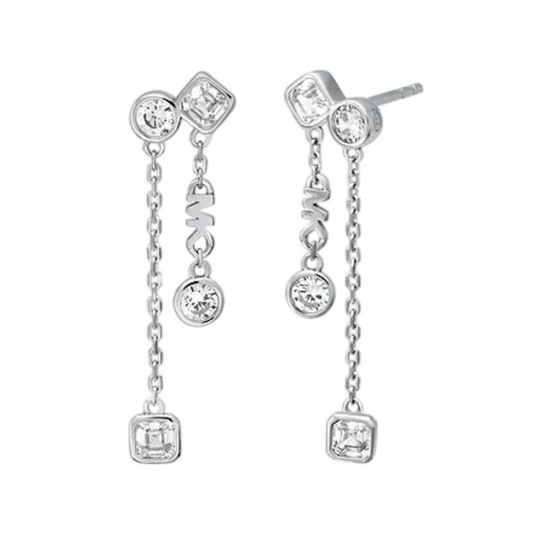 BRINCOS MICHAEL KORS EM PRATA 925% COM ZIRCÓNIAS
