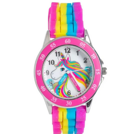 RELÓGIO DISNEY TIME TEAXHER UNICORN