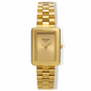 RELÓGIO CAUNY FACETT DOURADO 25 X32 MM
