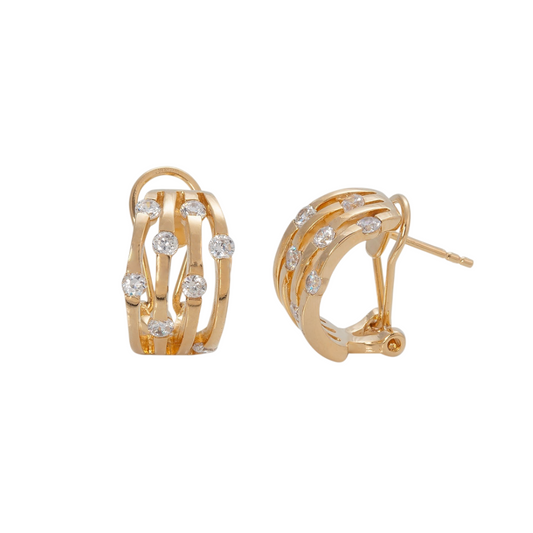 BRINCO  VIDAL & VIDAL EM BRONZE COM BANHO DE OUR 18K