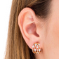 BRINCO  VIDAL & VIDAL EM BRONZE COM BANHO DE OUR 18K