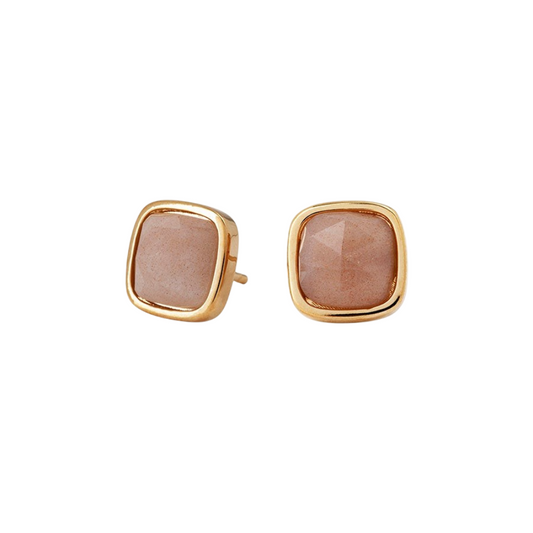 BRINCOS VIDAL & VIDAL EM BRONZE BANHADO A OURO 18K
