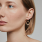 BRINCOS VIDAL & VIDAL EM BRONZE BANHADO A OURO 18K