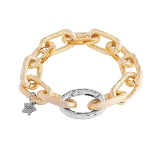 PULSEIRA REBECCA ATHENA BRONZE COM BANHO DE OURO 24K