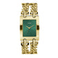 RELÓGIO GUESS DOURADO COM MOSTRADOR VERDE