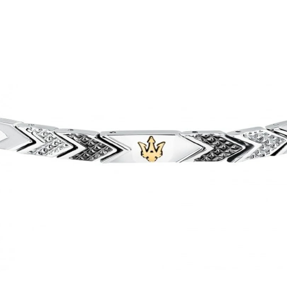 PULSEIRA MASERATI EM AÇO "JM225AVD89"