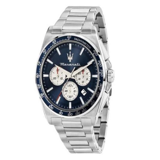 RELÓGIO MASERATI VELOCITÀ MOSTRADOR AZUL