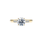 ANEL EM OURO 19,2K, COM DIAMANTES