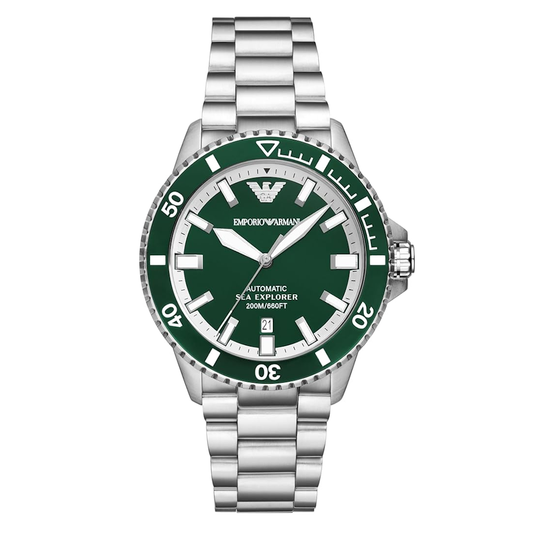 RELÓGIO EMPORIO ARMANI AUTOMÁTICO VERDE "AR60080"