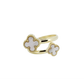 ANEL EM PRATA 925 DOURADO COM Madre-Pérola GOFREY