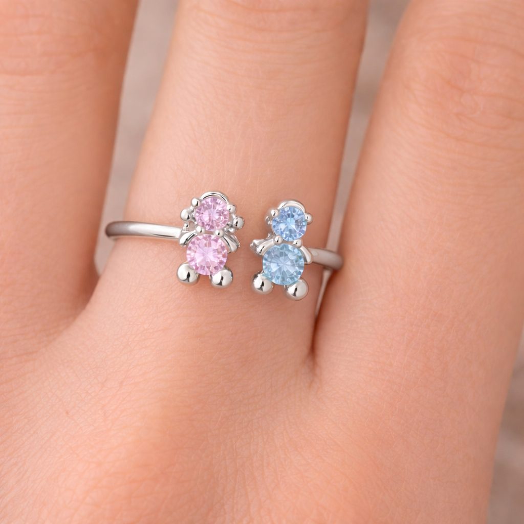 ANEL EM PRATA 925% CASAL AMORZINHO BY MOCHO