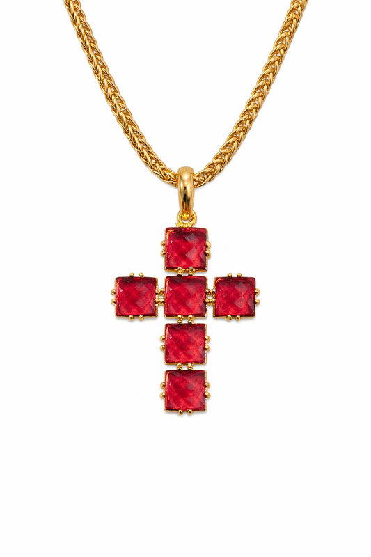 COLAR EM PRATA 925% COM CRUZ