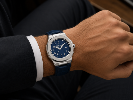 RELOGIO ROBERTO CAVALLI IMPETO BRAC. AZUL MSTR. AZUL 39,3H