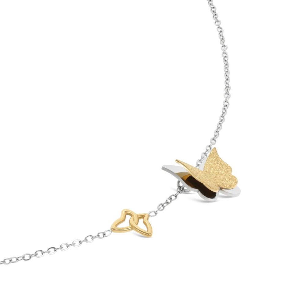 COLAR ONE SENHORA BUTTERFLY BICOLOR