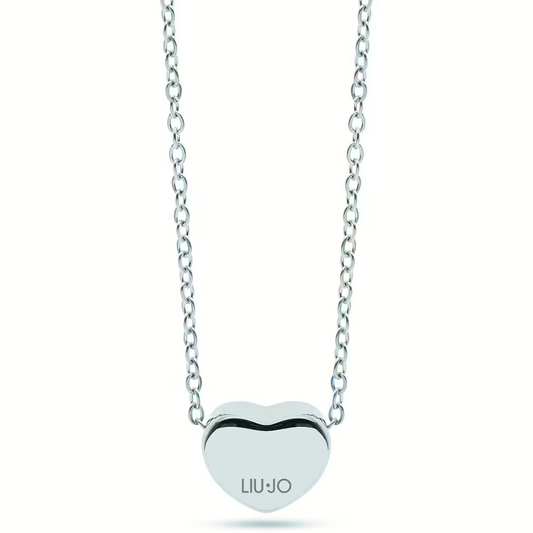 COLAR LIU JO EM AÇO COM CORAÇÃO LJ2705