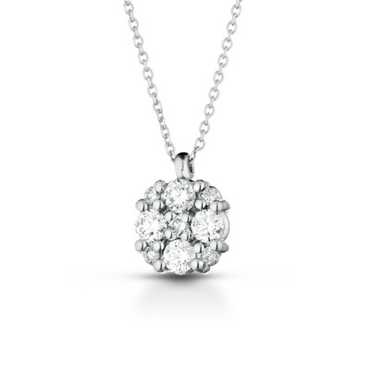 COLAR EM OURO 18K COM DIAMANTES 0.25CT