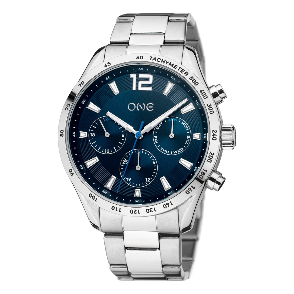 RELÓGIO ONE HOMEM PULSE BLUE
