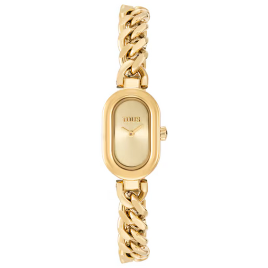 RELÓGIO TOUS OVAL TIME DOURADO