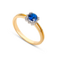 ANEL EM OURO COM ZIRCONIAS