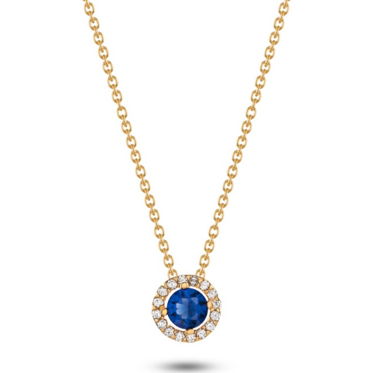 COLAR EM OURO COM ZIRCONIAS