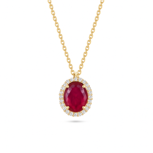 COLAR EM OURO COM ZIRCÔNIAS