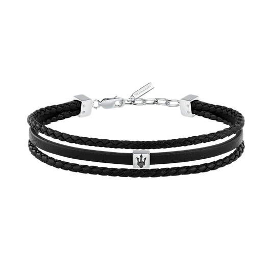 PULSEIRA MASERATI E AÇO E PELE