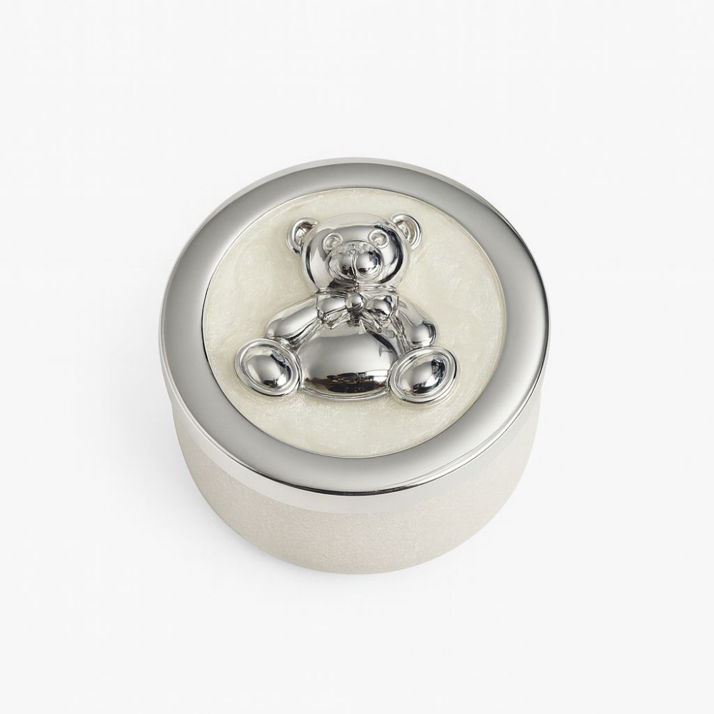 CAIXA 1º DENTE 045MM URSO BRANCO SILVER PLATED