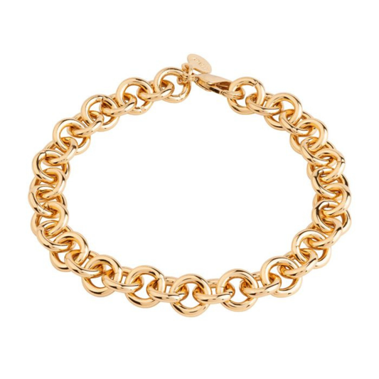 PULSEIRA REBECCA ATHENA BRONZE COM BANHO DE OURO 24K