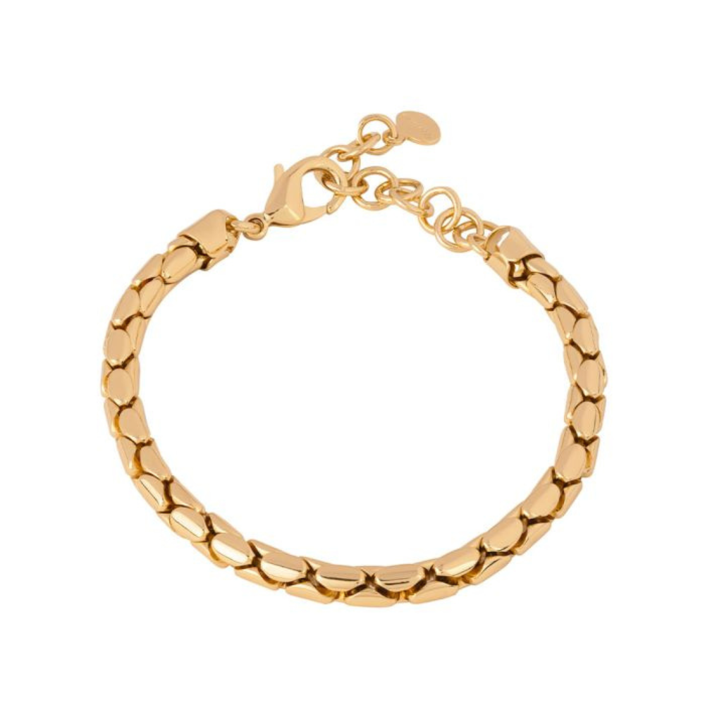 PULSEIRA REBECCA ATHENA BRONZE COM BANHO DE OURO 24K
