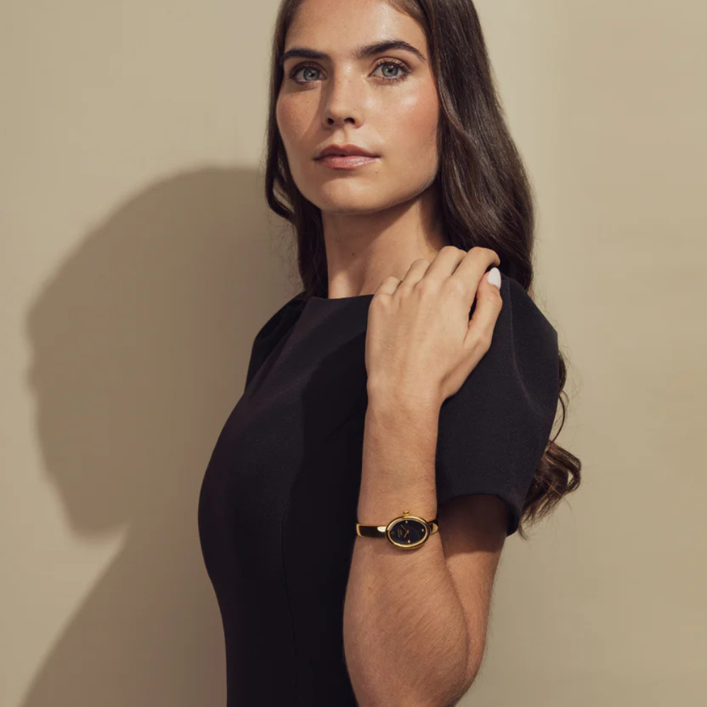 RELÓGIO CAUNY AMBER 24X32 MST PRETO M