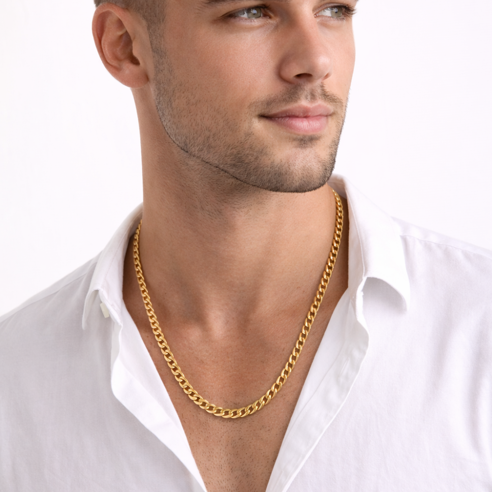 FIO DE HOMEM EM OURO 19.2K