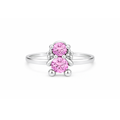 ANEL EM PRATA 925% MENINA AMORZINHO BY MOCHO