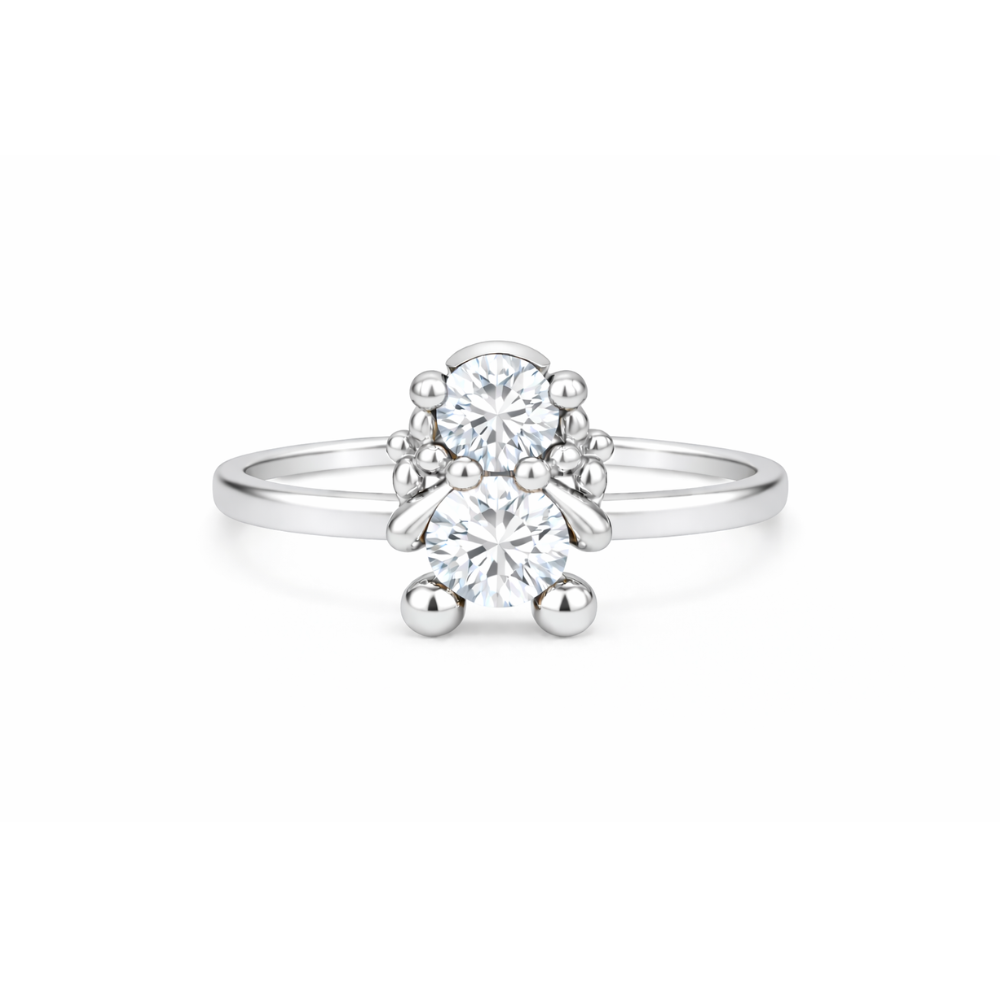 ANEL EM PRATA 925% MENINA AMORZINHO BY MOCHO